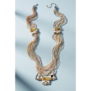 NWT Anthropologie desert sunset necklace